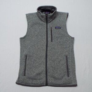 Patagonia Better Sweater Gray Knit Fleece Vest Small